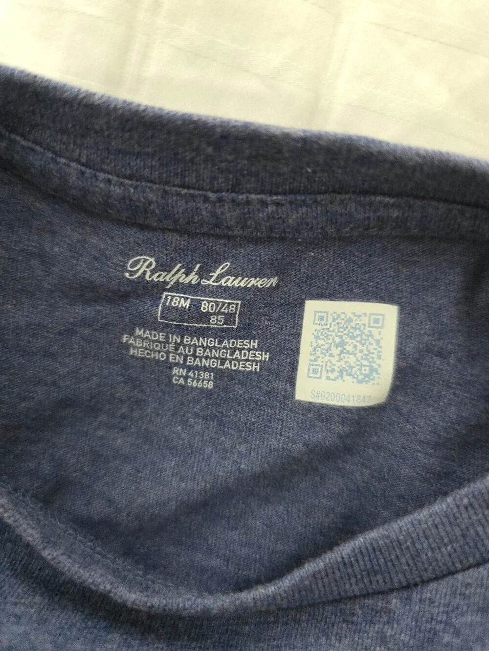 Ralph Lauren Kids Long-Sleeve Tee - Blue